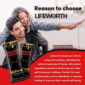 Lifeworth Cao Cấp Tự Nhiên Tinh Khiết Mật Ong Với Thạch Phấn Hoa Ong Ngọt Ngào Xác Thực Mật Ong - Product Image 3