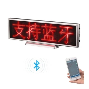 Programmable Scrolling <strong>Message</strong> LED Desk Board for Meeting Reception Show Supermarket Advertising LED <strong>Bluetooth</strong> <strong>Display</strong> Desktop - Product Image 2