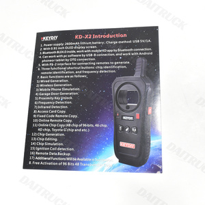 Kd-x2 Obd2 Diagnose werkzeug Autos chl üssel Garagentor Fern generator/Chip Reader/Frequenz Kd X2 Schlüssel programmierer - Product Image 4