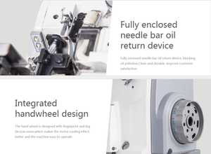 Overlok DİKİŞ MAKİNESİ yüksek hızlı doğrudan tahrik güç tasarrufu overlok makinesi Jack E3 dört telli yan kilit makinesi - Product Image 3