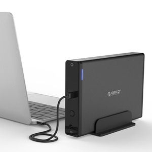 ORICO 3.5 inç sabit Disk kutusu SATA USB3.1 tip-c HDD durumda harici sabit Disk muhafaza için kablo ile PC bilgisayar Lapt - Product Image 5