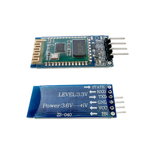 RS232โมดูลเครื่องรับส่งสัญญาณบลูทูธไร้สายแบบอนุกรม & โมดูลรับส่งสัญญาณโมดูลไร้สายแบบบลูทูธ HC-06 HC06 - Product Image 1