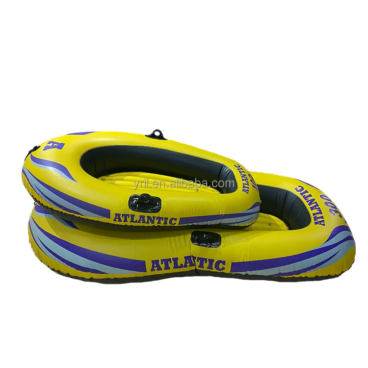 INFINITY SUN-Kayak inflable para deportes acuáticos para niños, bote de pesca de un solo asiento plegable de remos de PVC