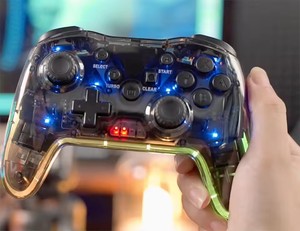 Ns015リモートコントロールスイッチPsp4ゲームジョイスティックRgbライト付きNintendo-SwitchワイヤレスゲームパッドPs3/Ps4コントローラ用 - Product Image 4