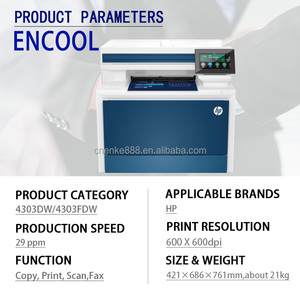 ENCOOL HP- 4303fdw kablosuz renkli lazer A4 çok fonksiyonlu otomatik çift taraflı besleme yazıcı - Product Image 3