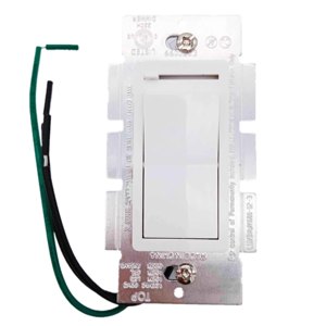 LUXDM600-12-3 Wall Panel Slide Dimmer <strong>Switch</strong> for 600W Incandescent 150W CFL 150W LED <strong>2way</strong> Slide Control and on off <strong>Switch</strong> - Product Image 2