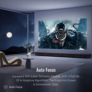 Proyector de teléfono móvil 250 Lumen Dual Wifi BT5.0 Mini juego Tv proyector 4K 1080P <span class=keywords><strong>Android</strong></span> 13,0 sistema de pantalla de espejo proyector - Product Image 5