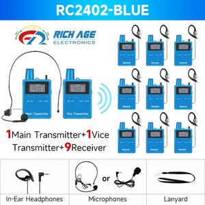 RC2402 Vollduplex-Funk-Intercom-System Duplex-Funk-Funksender und-Empfänger-Walkie-Talkie-Set - Product Image 2