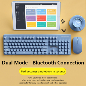 Rechargeable Wireless <strong>Keyboard</strong> <strong>Mouse</strong> Set Dual Mode Mute Girls Laptop <strong>Keyboard</strong> Set <strong>Mouse</strong> and <strong>Keyboard</strong> - Product Image 3