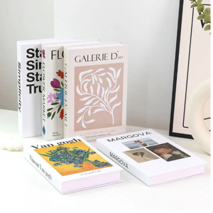 Custom Logo Faux <strong>Books</strong> for Home Decor Empty Bookshelf Decoration
