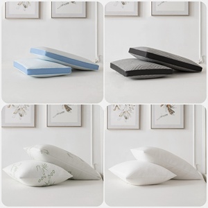 King Size 40*70cm cuadrado ecológico suave cómodo Hotel memoria espuma almohada dormir blanco lavable cuello almohada para uso doméstico - Product Image 4