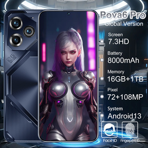 Android Excellence再発明されたPOVA 6ProデュアルSIM 16GB RAM 1テラバイトストレージ10コアプロセッサと7.3フルディスプレイ