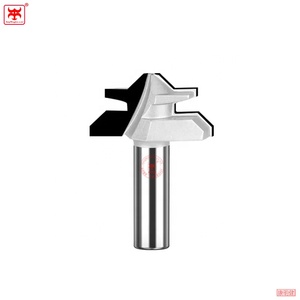 KANGMINGJIAN <strong>PCD</strong> End Mill Diamond 45 Degree Tenon <strong>Cutter</strong> Solid Joint <strong>Cutter</strong> 45 Degree Lock Miter Router Bit - Product Image 5