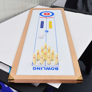 3 In 1โต๊ะไม้เกมดัดผมและชุดโบว์ลิ่ง - Product Image 3