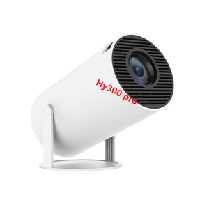 מקרן אנדרואיד HY300 PRO שדרוג מקרן נייד אלחוטי אנדרואיד 11 4k WIFI6 מיני מקרן חכם HY300 PRO
