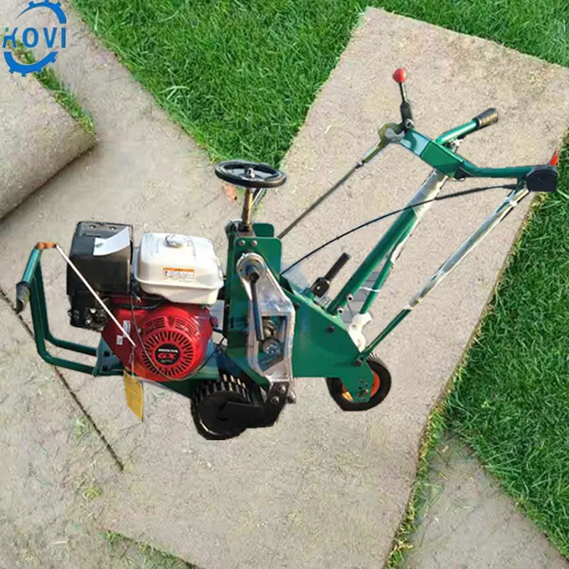 Factory price hand push lawn roller sod cutter parts turf cutting machine