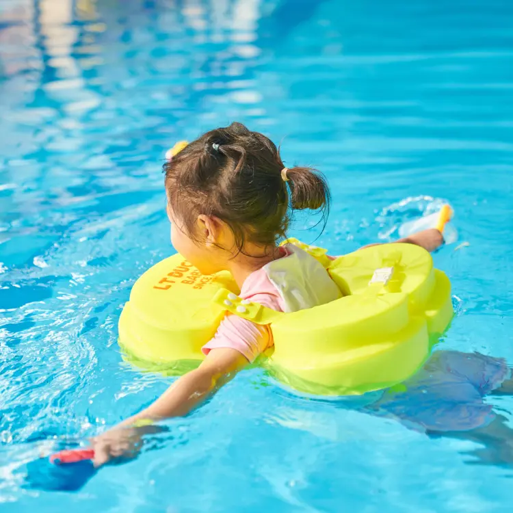 Wholesale Customization pool toys seat boat inflatable swim buoy markers LTDUCK