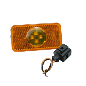ไฟ <span class=keywords><strong>LED</strong></span> เครื่องหมายด้านข้างสีเหลืองอำพัน4ดวง5W ตัวสะท้อนแสงสำหรับ Volvo FM FH FL สำหรับรถบรรทุกเรโนลต์สภาพใหม่20789440