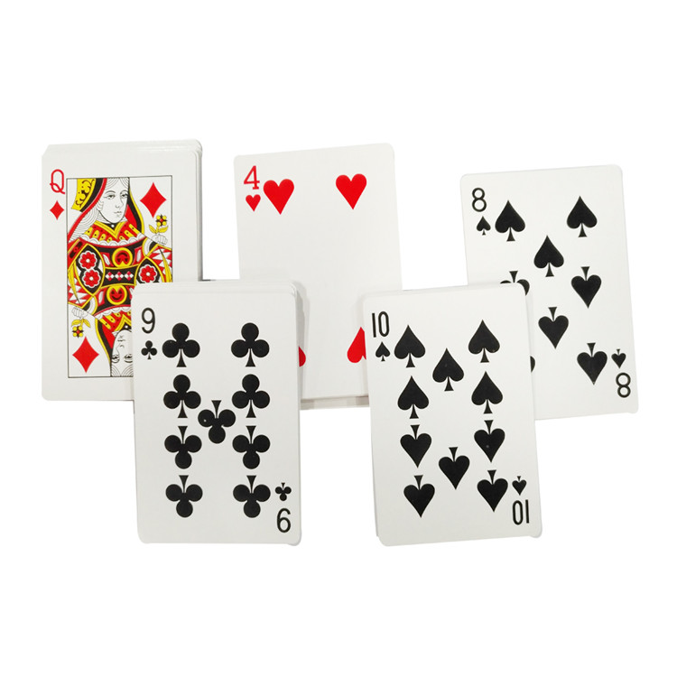 Custom printed magic poker card trick playing cards for beginner