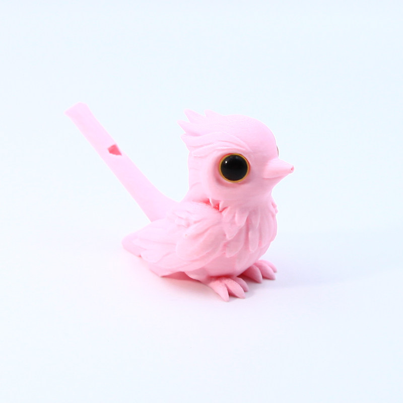 Flûte d'oiseau d'eau rose 8CM