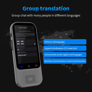 Traduzione Online istantanea 138 lingue traduttore vocale intelligente AI funzione multipla automatico traduttore vocale bidirezionale S80 Pro