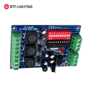 Decodificador dmx de 350MA, 700MA, 3 canales, controlador dmx512, rgbw, fabricante de Shenzhen - Product Image 3