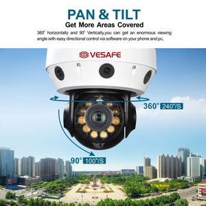 VESAFE 5镜头五屏20倍光学变焦Ptz Ip摄像机POE IP66户外360旋转闭路电视Ip 30MP安全摄像机 - Product Image 4
