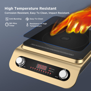 2022 Retro Ramtonsหม้อหุงข้าวแผ่นDe Cuisson A Gaz 4 Burnerตารางหม้อหุงข้าวสีดําOEMเหล็กหล่อกระจกนิรภัย 00 Std. - Product Image 5