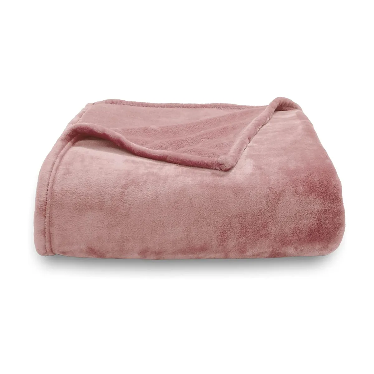 Housse de couette de qualité Super confortable, couverture portable en flanelle de couleur rose