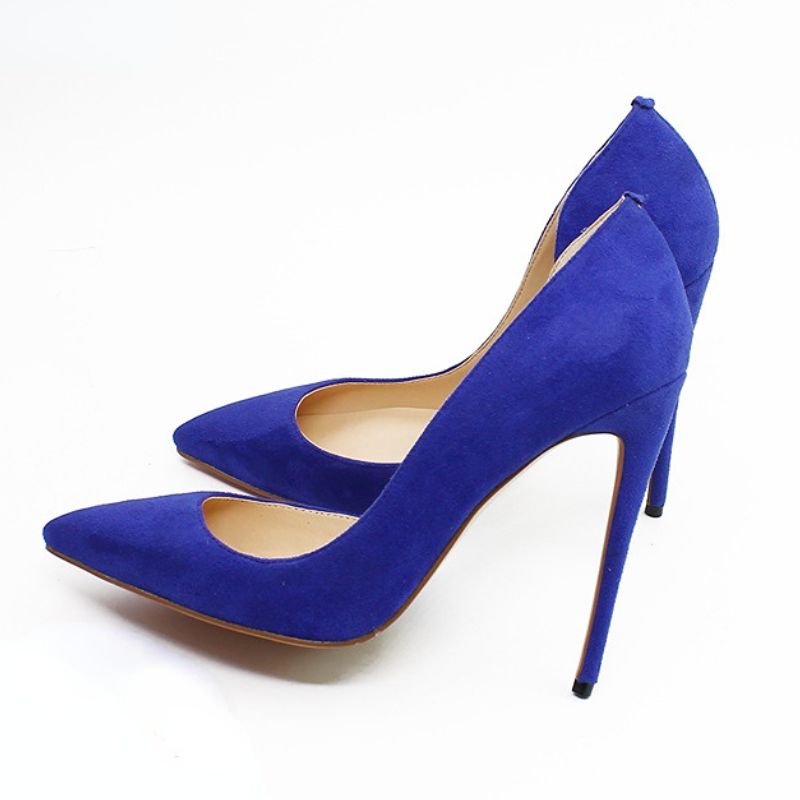 Suède bleu