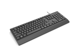 ODM Teclado de oficina de perfil bajo de tamaño completo Teclado de computadora con cable USB para Windows Mac PC Laptop Teclado de proyección DE NUEVO ESTILO