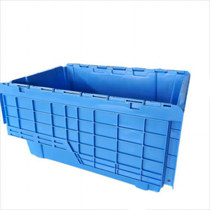 No.6 Solid Industrial Storage <strong>Containers</strong> Heavy Duty Large <strong>Logistic</strong> Plastic Tote Box Stackable and Nestable Moving Crates - Product Image 4
