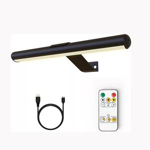 Lámpara de lectura LED con 3 luces de colores, aplique de pared con Sensor remoto, luz de imagen inalámbrica, lámpara de pintura recargable con temporizador - Product Image 1
