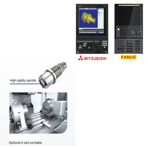 TJ Brand VMC 850 Centro de máquina CNC de movimiento simultáneo de 5 ejes Centro de mecanizado vertical CNC Centro de procesamiento vertical VMC 855 - Product Image 4