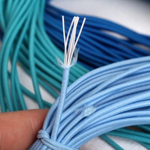 High Cord Elastic Stretch 2mm <strong>Colored</strong> Thai Latex Elastic Rope 2mm Purple Green Khaki <strong>Colored</strong> Elastic Thread - Product Image 4