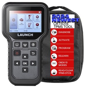 2025 strumento di lettore di codici TPMS CRT5011E supporta la lettura/attivazione/programma/Relearn/Reset 315 sensore TPMS da 433MHz con Test portachiavi