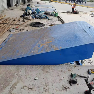 Nivelador de muelle hidráulico Contenedor hidráulico estacionario Rampa de carga Nivelador de muelle de patio ajustable Nivelador de muelle telescópico