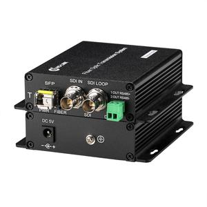 Patho logisches Signal 1x3G SDI-Glasfaser konverter mit lokalem Loop-Out, RS485-Daten - Product Image 1