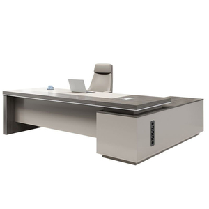Fabricante de escritorio de oficina blanco moderno estilo simple en forma de L Escritorio de oficina ejecutiva mesas de ordenador de oficina para el trabajo - Product Image 2