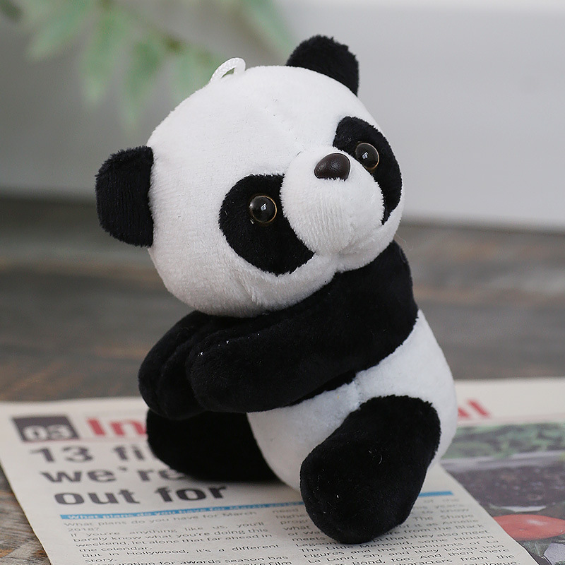 About 10cm clip small panda