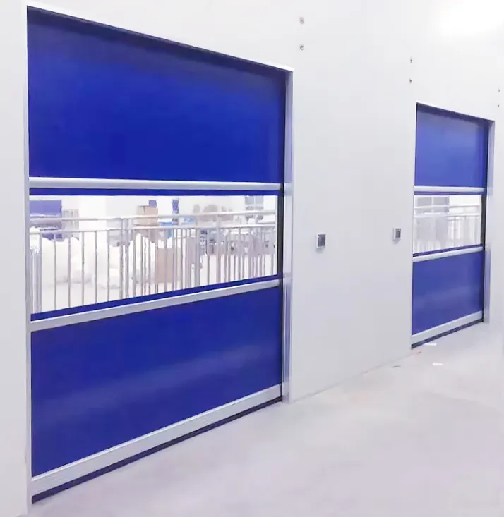 Warehouse Clean Room Rapid Factory Automatic Fast Rolling High Speed PVC Door