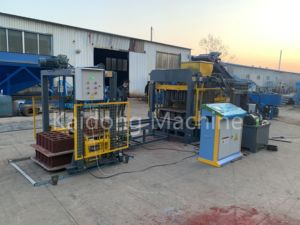 Máquina de bloques de arena KAIDONG, máquina de fabricación de ladrillos de enclavamiento de hormigón hueco hidráulico completamente automático para bloques, sistema hidráulico de bloqueo de arena, sistema de bloqueo de hormigón - Product Image 2