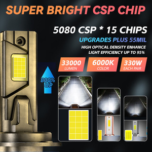 330W <span class=keywords><strong>LED</strong></span>-koplampen, stabiele 200W autoverlichting, <span class=keywords><strong>LED</strong></span>-conversiekit - Product Image 2