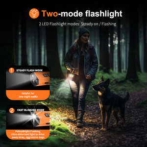 جهاز تحكم خارجي محمول في إيقاف لحاء النباح 3 جهاز رادع ينبح الكلب بالموجات فوق الصوتية مع ضوء LED - Product Image 3