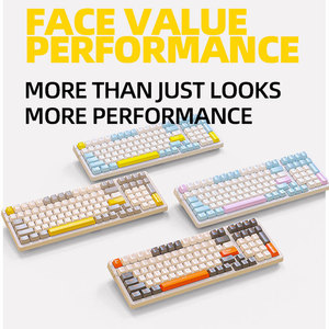 High Quality 100 Keys Layout Dual Mode Gaming Wireless <strong>Keyboard</strong> Mechanical <strong>Keyboard</strong> for Desktop PC