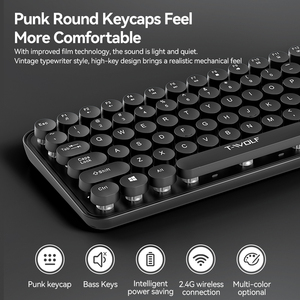 Mini teclado de carga inalámbrica portátil 2,4 y combinación de ratón ahorro de energía juego de teclado y ratón inalámbrico de negocios de moda - Product Image 6