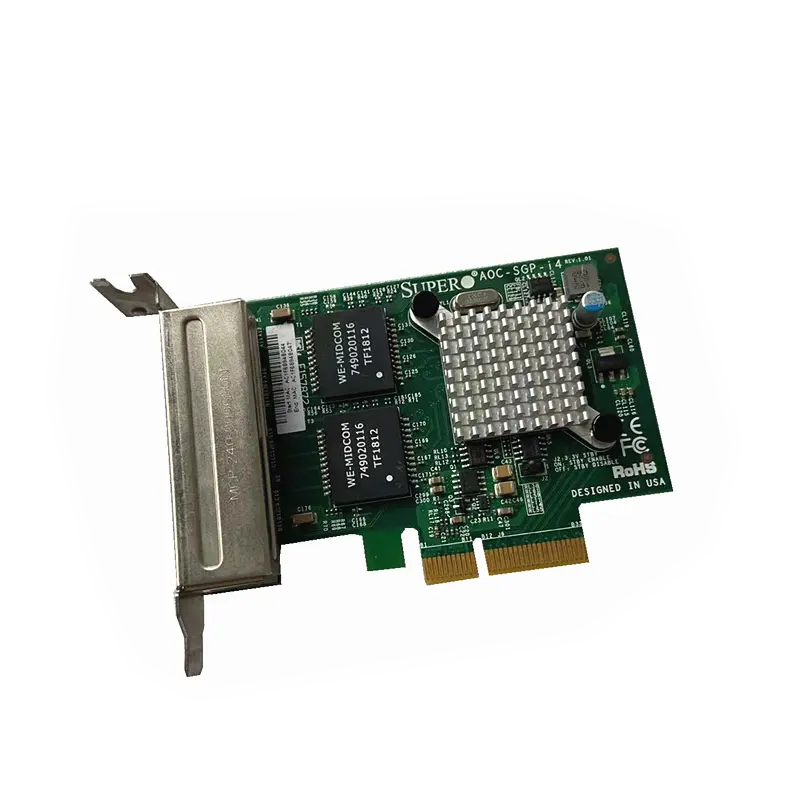 Supermicro AOC-SGP-I4 인텔 I350-T4 PCI-E 쿼드 포트 기가비트 이더넷 네트워크 어댑터 용 네트워크 어댑터 사용