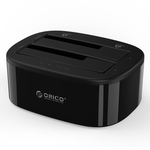<strong>ORICO</strong> Dual Hard Disk Base Copier Sata Solid State Mechanical Protection Box <strong>2</strong>.5/3.5 &quot;Hard Disk Base 6228US3-C - Product Image 1