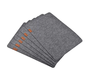 为餐桌定制带圆角毛毡桌垫的毛毡桌垫 - Product Image 1