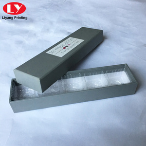 手工定制礼品盒饼干硬质纸板嵌套纸盒，带哑光层压，用于食品包装，带泡罩 - Product Image 4